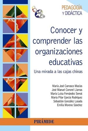 CONOCER Y COMPRENDER LAS ORGANIZACIONES EDUCATIVAS | 9788436829723 | AA.DD. | Llibreria Drac - Llibreria d'Olot | Comprar llibres en català i castellà online