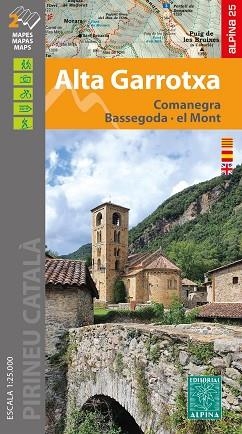 ALTA GARROTXA MAPA ALPINA (2 MAPES 1:25.000 + CARPETA DESPLEGABLE) | 9788480908948 | AA.DD. | Llibreria Drac - Librería de Olot | Comprar libros en catalán y castellano online