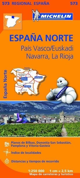 MAPA REGIONAL PAÍS VASCO/EUSKADI, NAVARRA, LA RIOJA Nº 573 | 9782067184206 | Llibreria Drac - Librería de Olot | Comprar libros en catalán y castellano online