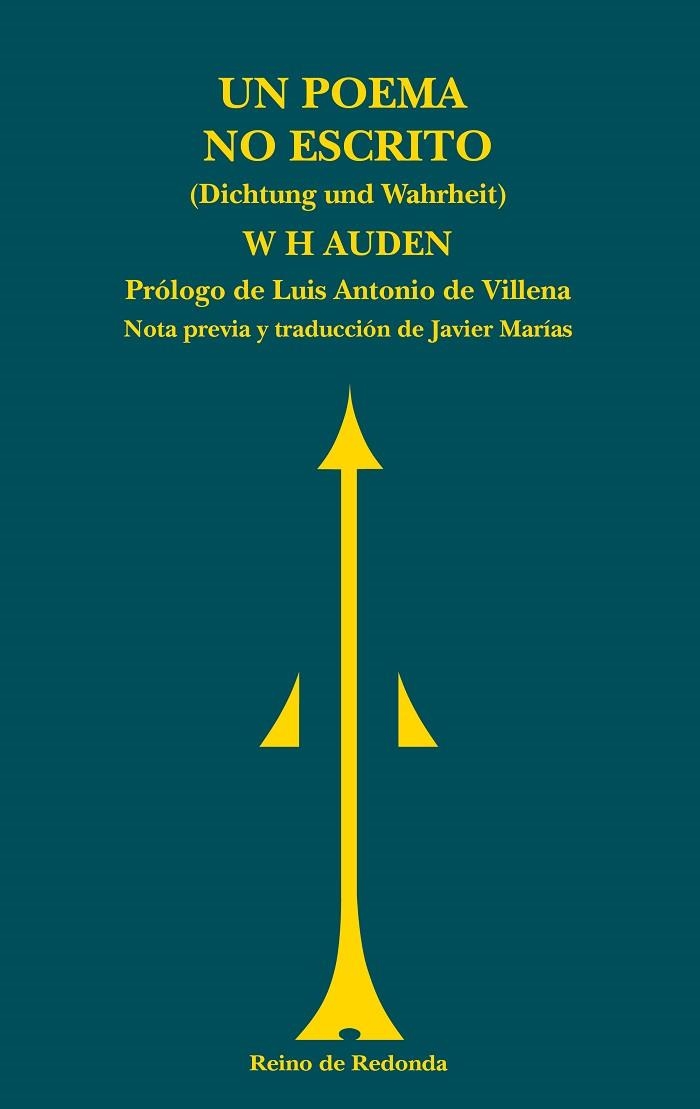 UN POEMA NO ESCRITO | 9788494725685 | AUDEN, W.H. | Llibreria Drac - Librería de Olot | Comprar libros en catalán y castellano online