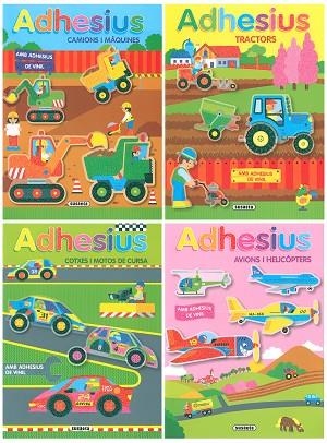 JUGUEM I CONSTRUÏM AMB ADHESIUS DE VINIL (4 TITOLS) | 9788467776379 | BUSQUETS, JORDI | Llibreria Drac - Librería de Olot | Comprar libros en catalán y castellano online