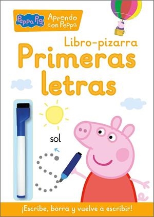 PRIMERAS LETRAS (LIBRO-PIZARRA) (PEPPA PIG. CUADERNO DE ACTIVIDADES) | 9788448859077 | HASBRO EONE | Llibreria Drac - Llibreria d'Olot | Comprar llibres en català i castellà online