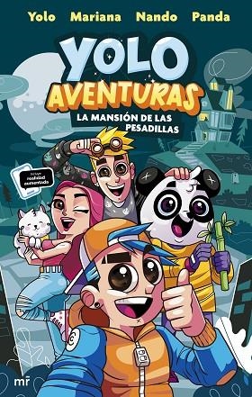 YOLO AVENTURAS. LA MANSIÓN DE LAS PESADILLAS | 9788427049345 | YOLO; NANDO; MARIANA; PANDA (LOS AVENTUREROS) | Llibreria Drac - Librería de Olot | Comprar libros en catalán y castellano online