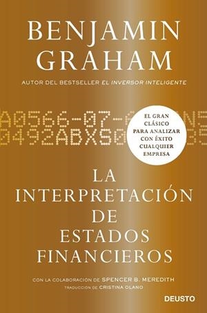 INTERPRETACIÓN DE ESTADOS FINANCIEROS, LA | 9788423433308 | GRAHAM, BENJAMIN | Llibreria Drac - Librería de Olot | Comprar libros en catalán y castellano online