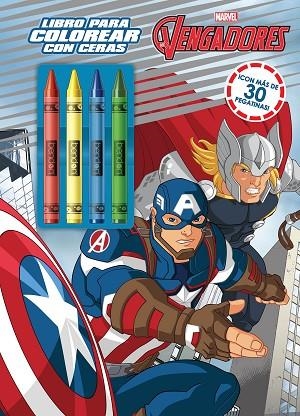 VENGADORES, LOS. LIBRO PARA COLOREAR CON CERAS | 9788418610004 | MARVEL | Llibreria Drac - Librería de Olot | Comprar libros en catalán y castellano online