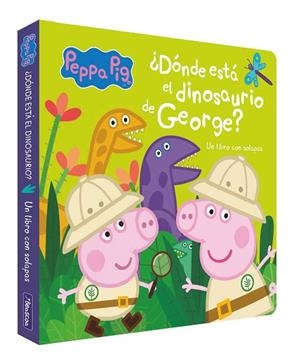 ¿DÓNDE ESTÁ EL DINOSAURIO DE GEORGE? (PEPPA PIG. PEQUEÑAS MANITAS) | 9788448859060 | HASBRO EONE | Llibreria Drac - Librería de Olot | Comprar libros en catalán y castellano online