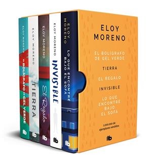 ELOY MORENO (ESTUCHE CON: EL BOLÍGRAFO DE GEL VERDE | TIERRA | EL REGALO | INVISIBLE | LO QUE ENCONTRARÉ BAJO EL SOFÀ) | 9788413145082 | MORENO, ELOY | Llibreria Drac - Llibreria d'Olot | Comprar llibres en català i castellà online