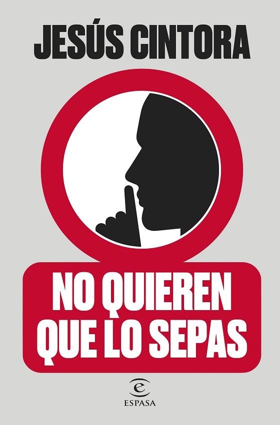 NO QUIEREN QUE LO SEPAS | 9788467065503 | CINTORA, JESÚS | Llibreria Drac - Llibreria d'Olot | Comprar llibres en català i castellà online