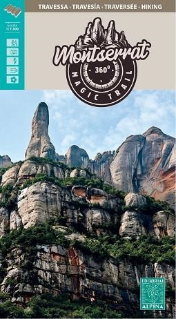 MONTSERRAT 360º MAGIC TRAIL. MAPA 1:7.500 ALPINA | 9788480909082 | AA.DD. | Llibreria Drac - Librería de Olot | Comprar libros en catalán y castellano online
