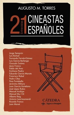 21 CINEASTAS ESPAÑOLES | 9788437644448 | TORRES, AUGUSTO M. | Llibreria Drac - Llibreria d'Olot | Comprar llibres en català i castellà online