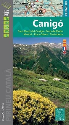CANIGO. MAPA ALPINA 1:30000 + CARPETA DESPLEGABLE | 9788480909341 | AA.DD. | Llibreria Drac - Librería de Olot | Comprar libros en catalán y castellano online