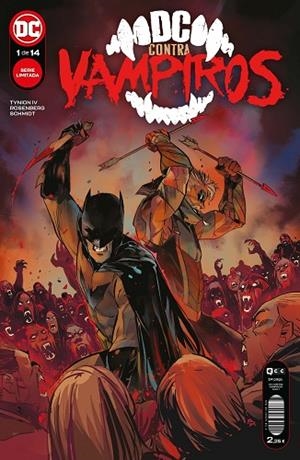 DC CONTRA VAMPIROS NÚM. 1 DE 14 | 9788419325044 | TYNION IV, JAMES/ROSENBERG, MATTHEW | Llibreria Drac - Llibreria d'Olot | Comprar llibres en català i castellà online