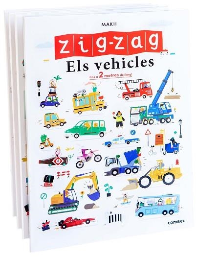 ZIG-ZAG ELS VEHICLES | 9788491018940 | MAKII | Llibreria Drac - Librería de Olot | Comprar libros en catalán y castellano online