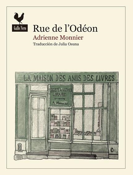 RUE DE L'ODÉON | 9788419168085 | MONNIER, ADRIENNE | Llibreria Drac - Librería de Olot | Comprar libros en catalán y castellano online