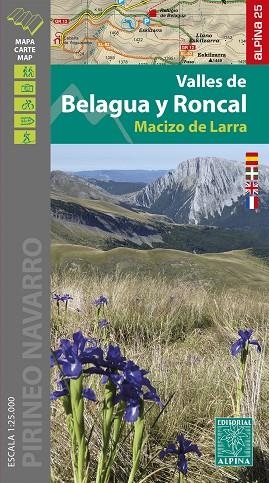 VALLES DE BELAGUA Y RONCAL. MAPA ALPINA 1:25000 + CARPETA DESPLEGABLE | 9788480909396 | AA.DD. | Llibreria Drac - Librería de Olot | Comprar libros en catalán y castellano online