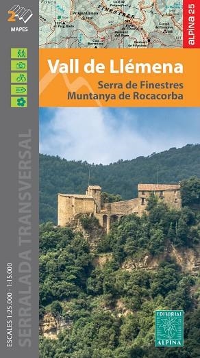 VALL DE LLEMENA. SERRA DE FINESTRES I MUNTANYA DE ROCACORBA MAPA ALPINA 1:25000 | 9788480909471 | AA.DD. | Llibreria Drac - Llibreria d'Olot | Comprar llibres en català i castellà online