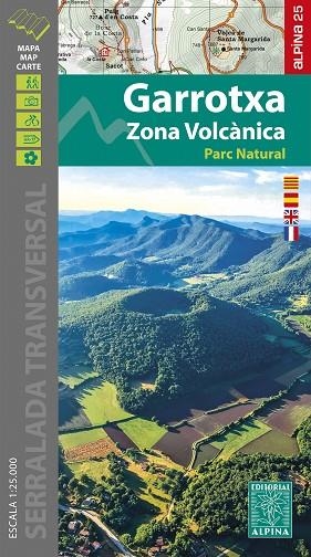 GARROTXA ZONA VOLCÁNICA. MAPA ALPINA 1:25000 | 9788480909495 | AA.DD. | Llibreria Drac - Librería de Olot | Comprar libros en catalán y castellano online