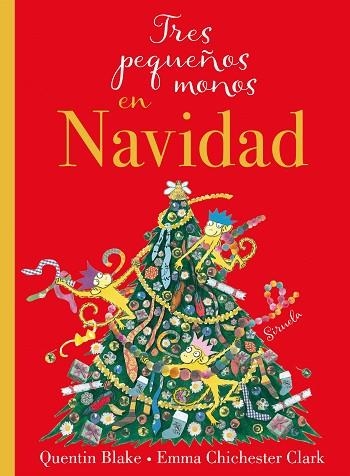 TRES PEQUEÑOS MONOS EN NAVIDAD | 9788419207975 | BLAKE, QUENTIN | Llibreria Drac - Llibreria d'Olot | Comprar llibres en català i castellà online