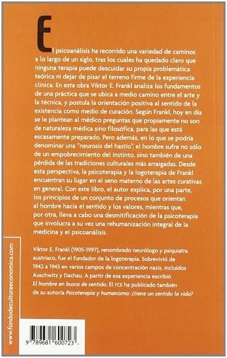 PSICOANÁLISIS Y EXISTENCIALISMO | 9789681600723 | FRANKL, VIKTOR | Llibreria Drac - Librería de Olot | Comprar libros en catalán y castellano online