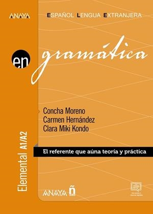 GRAMÁTICA. NIVEL ELEMENTAL A1-A2 | 9788414317457 | MORENO, CONCHA; HERNÁNDEZ, CARMEN; KONDO, CLARA MIKI | Llibreria Drac - Llibreria d'Olot | Comprar llibres en català i castellà online