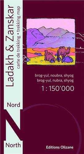 LADAKH & ZANSKAR NORD 1:150.000 -OLIZANE | 9782880864125 | AA.DD. | Llibreria Drac - Llibreria d'Olot | Comprar llibres en català i castellà online