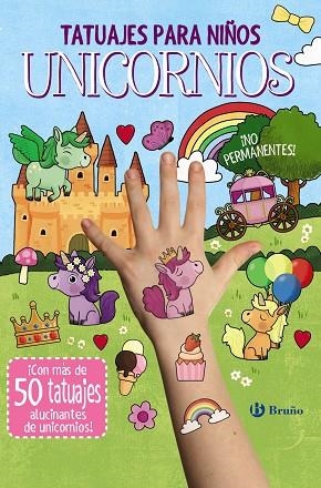 TATUAJES PARA NIÑOS. UNICORNIOS | 9788469667644 | LOTT, AMANDA | Llibreria Drac - Librería de Olot | Comprar libros en catalán y castellano online