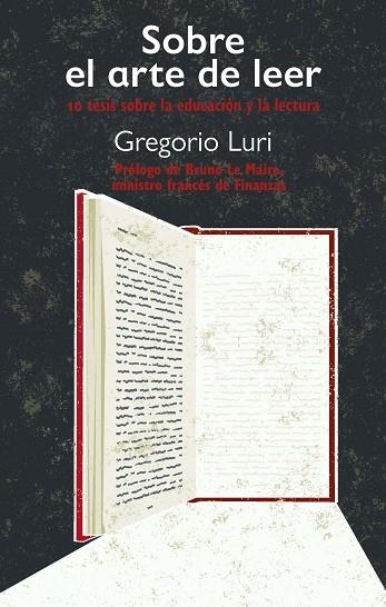 SOBRE EL ARTE DE LEER | 9788419271792 | LURI, GREGORIO | Llibreria Drac - Librería de Olot | Comprar libros en catalán y castellano online