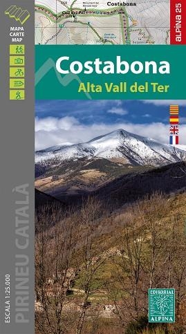 COSTABONA ALTA VALL DEL TER. MAPA ALPINA 1:25000 | 9788480909570 | AA.DD. | Llibreria Drac - Llibreria d'Olot | Comprar llibres en català i castellà online