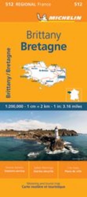 MAPA REGIONAL BRETAGNE (REGIONAL 512) | 9782067258648 | MICHELIN | Llibreria Drac - Llibreria d'Olot | Comprar llibres en català i castellà online
