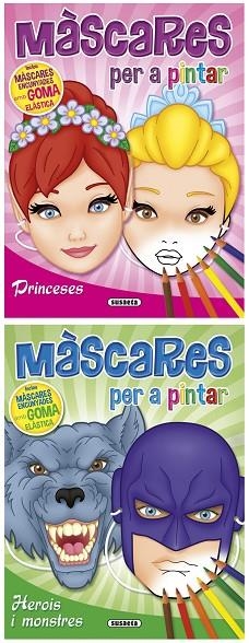 MÀSCARES PER A PINTAR (2 TÌTOLS) | 9788467751314 | SUSAETA, EQUIP | Llibreria Drac - Llibreria d'Olot | Comprar llibres en català i castellà online
