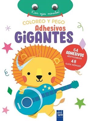 COLOREO Y PEGO ADHESIVOS GIGANTES. LEÓN | 9788408266389 | YOYO | Llibreria Drac - Llibreria d'Olot | Comprar llibres en català i castellà online