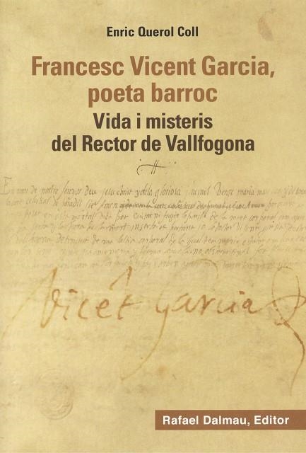 FRANCESC VICENT GARCIA POETA BARROC | 9788423208906 | QUEROL, ENRIC | Llibreria Drac - Librería de Olot | Comprar libros en catalán y castellano online