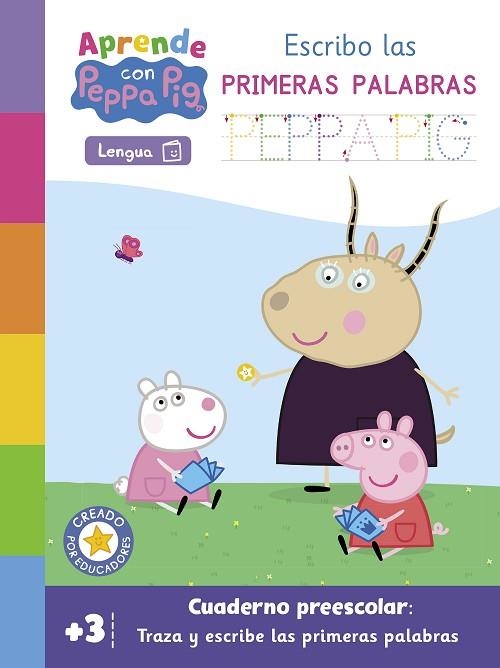 APRENDE LENGUA CON PEPPA PIG. ESCRIBO LAS PRIMERAS PALABRAS (+ 3 AÑOS) (PEPPA PIG. PRIMEROS APRENDIZAJES) | 9788448865153 | EONE HASBRO | Llibreria Drac - Librería de Olot | Comprar libros en catalán y castellano online