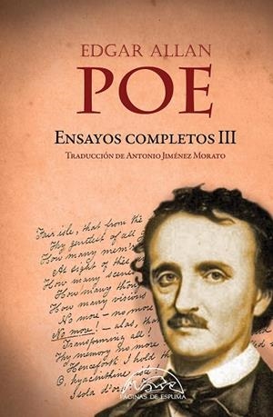 ENSAYOS COMPLETOS III (EDGAR ALLAN POE) | 9788483933299 | POE, EDGAR ALLAN | Llibreria Drac - Librería de Olot | Comprar libros en catalán y castellano online