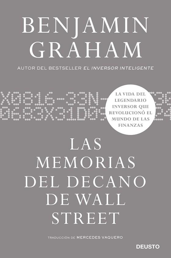 MEMORIAS DEL DECANO DE WALL STREET, LAS | 9788423435968 | GRAHAM, BENJAMIN | Llibreria Drac - Llibreria d'Olot | Comprar llibres en català i castellà online
