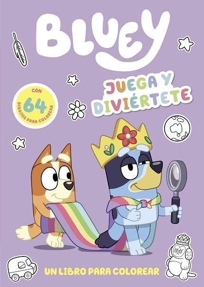 JUEGA Y DIVIÉRTETE. UN LIBRO PARA COLOREAR (EDICIÓN EN ESPAÑOL) (BLUEY) | 9788448864750 | BLUEY | Llibreria Drac - Librería de Olot | Comprar libros en catalán y castellano online