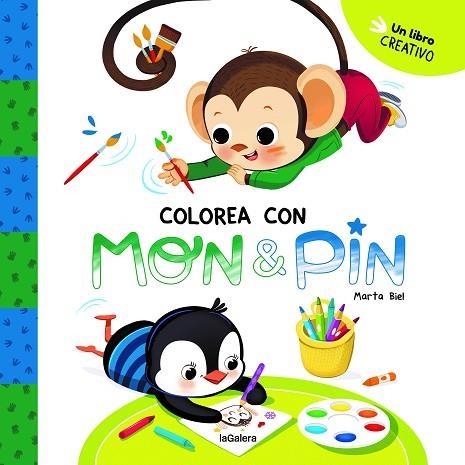 COLOREA CON MON & PIN (MON & PIN. ACTIVIDADES 1) | 9788424674816 | BIEL, MARTA | Llibreria Drac - Librería de Olot | Comprar libros en catalán y castellano online