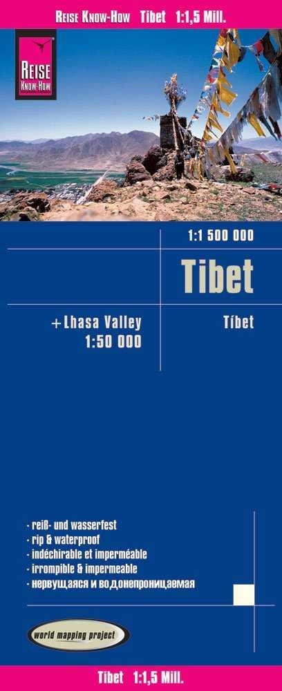 TÍBET Y EL VALLE DE LHASA MAPA 1:1.500.000 IMPERMEABLE | 9783831773947 | AA.DD. | Llibreria Drac - Llibreria d'Olot | Comprar llibres en català i castellà online