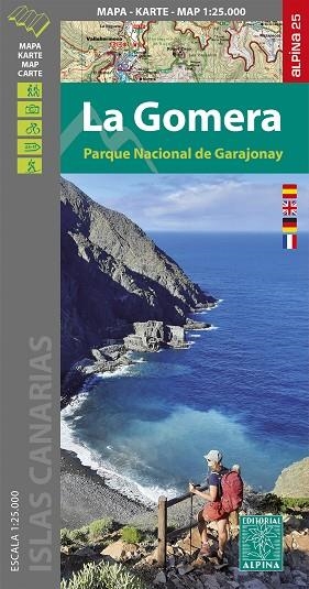 GOMERA, LA. PARQUE NACIONAL DE GARAJONAY. MAPA ALPINA 1:25000 (+ CARPETA DESPLEGABLE) | 9788480909815 | AA.DD. | Llibreria Drac - Llibreria d'Olot | Comprar llibres en català i castellà online