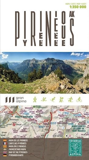 PIRINEUS. MAPA ALPINA 1:350.000 (ED. 2023) | 9788480909839 | AA.DD. | Llibreria Drac - Llibreria d'Olot | Comprar llibres en català i castellà online