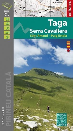 TAGA SERRA CAVALLERA. MAPA ALPINA 1:25000 (+ CARPETA DESPLEGABLE) | 9788480909853 | AA.DD. | Llibreria Drac - Librería de Olot | Comprar libros en catalán y castellano online