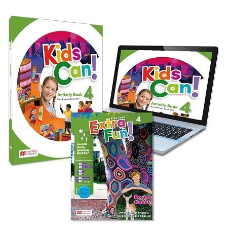 KIDS CAN! 4 ACTIVITY BOOK: CUADERNO DE ACTIVIDADES IMPRESO + ACCESO A LA VERSIÓN | 9781380053145 | OMEROND, MARK/SHAW, DONNA | Llibreria Drac - Librería de Olot | Comprar libros en catalán y castellano online