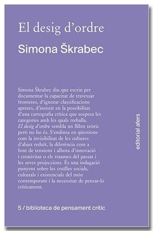 DESIG D'ORDRE, EL | 9788418618604 | SKRABEC, SIMONA | Llibreria Drac - Librería de Olot | Comprar libros en catalán y castellano online