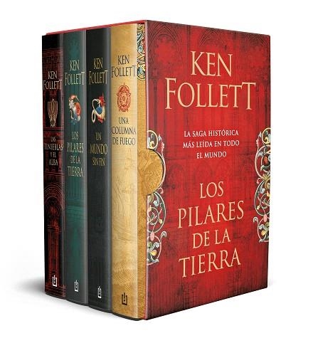 ESTUCHE SAGA LOS PILARES DE LA TIERRA | 9788466372732 | FOLLETT, KEN | Llibreria Drac - Librería de Olot | Comprar libros en catalán y castellano online