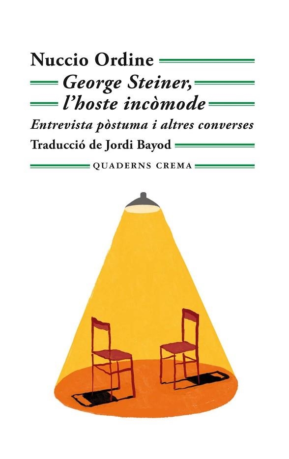GEORGE STEINER | 9788477276760 | ORDINE, NUCCIO | Llibreria Drac - Librería de Olot | Comprar libros en catalán y castellano online