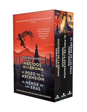 ESTUCHE TRILOGÍA [MISTBORN] (PACK CON: NACIDOS DE LA BRUMA | EL POZO DE LA ASCENSIÓN | EL HÉROE DE LAS ERAS) | 9788419260239 | SANDERSON, BRANDON | Llibreria Drac - Librería de Olot | Comprar libros en catalán y castellano online