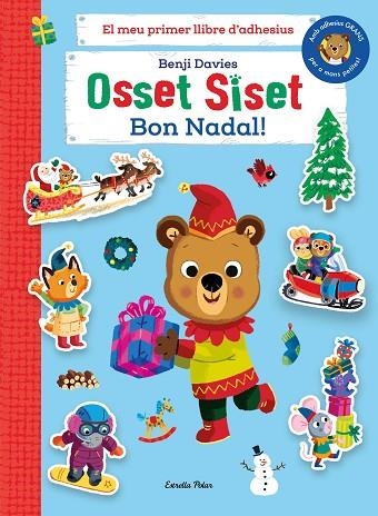 OSSET SISET. EL MEU PRIMER LLIBRE D'ADHESIUS. BON NADAL! | 9788413895505 | DAVIES, BENJI | Llibreria Drac - Librería de Olot | Comprar libros en catalán y castellano online