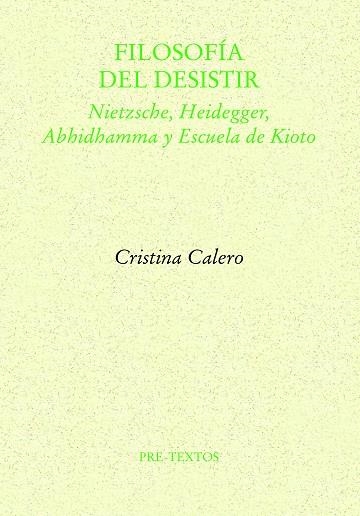 FILOSOFÍA DEL DESISTIR | 9788419633491 | CALERO, CRISTINA | Llibreria Drac - Llibreria d'Olot | Comprar llibres en català i castellà online