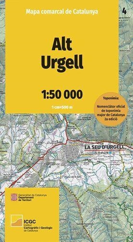 ALT URGELL MAPA COMARCAL DE CATALUNYA  | 9788419695406 | AA.DD. | Llibreria Drac - Librería de Olot | Comprar libros en catalán y castellano online