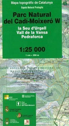 MAPA TOPOGRÀFIC DE CATALUNYA 1:25 000. PARC NATURAL DEL CADÍ-MOIXERÓ W | 9788439397540 | AA.DD. | Llibreria Drac - Librería de Olot | Comprar libros en catalán y castellano online
